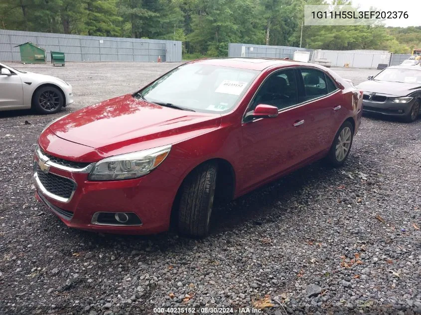 2014 Chevrolet Malibu 1Lz VIN: 1G11H5SL3EF202376 Lot: 40235152