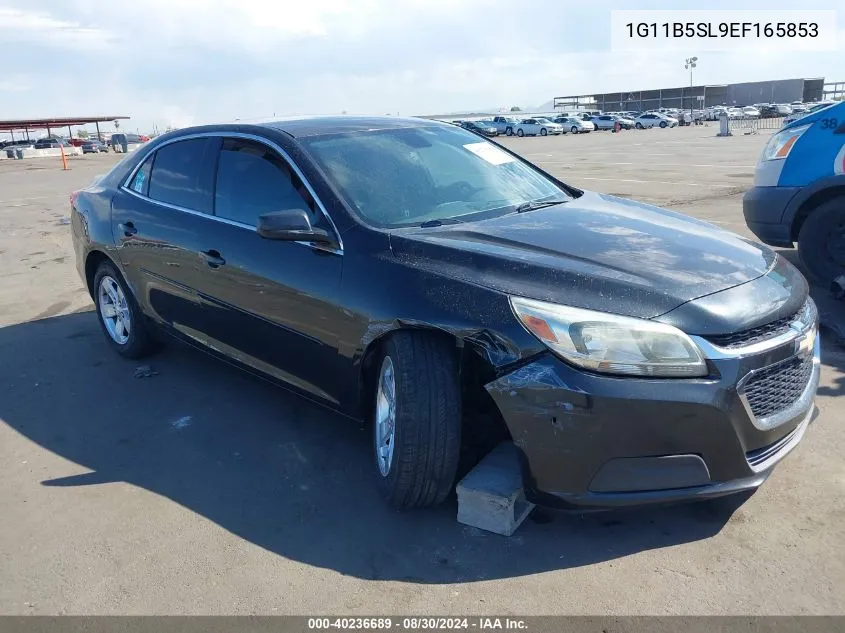 2014 Chevrolet Malibu 1Ls VIN: 1G11B5SL9EF165853 Lot: 40236689