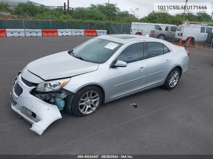 2014 Chevrolet Malibu 1Lt VIN: 1G11C5SL6EU171666 Lot: 40242447