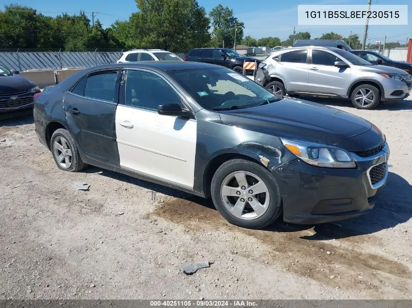 2014 Chevrolet Malibu 1Ls VIN: 1G11B5SL8EF230515 Lot: 40251105