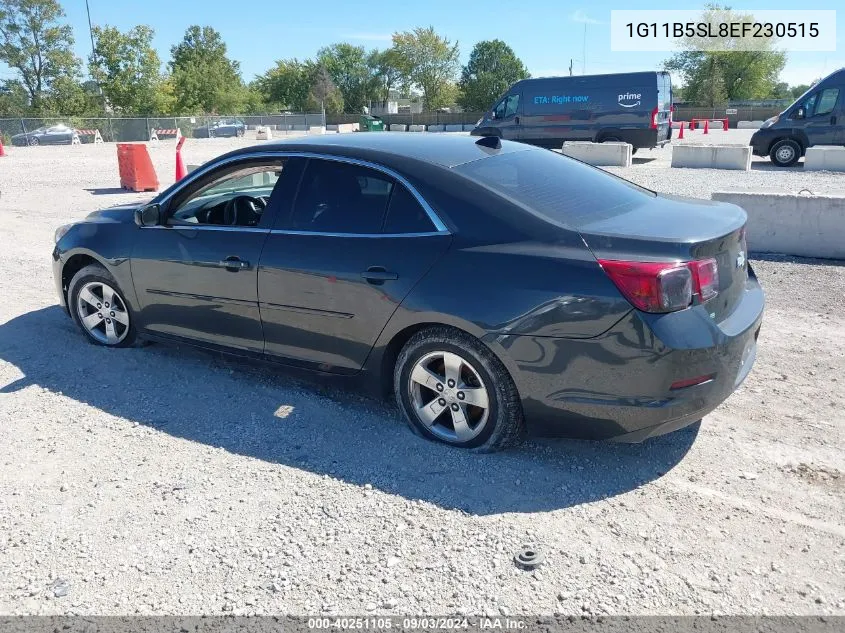 2014 Chevrolet Malibu 1Ls VIN: 1G11B5SL8EF230515 Lot: 40251105