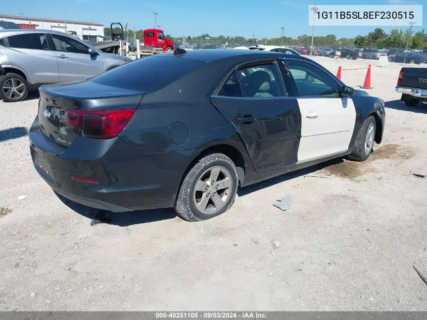 2014 Chevrolet Malibu 1Ls VIN: 1G11B5SL8EF230515 Lot: 40251105