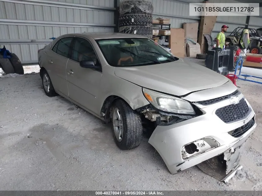 2014 Chevrolet Malibu 1Ls VIN: 1G11B5SL0EF112782 Lot: 40270041