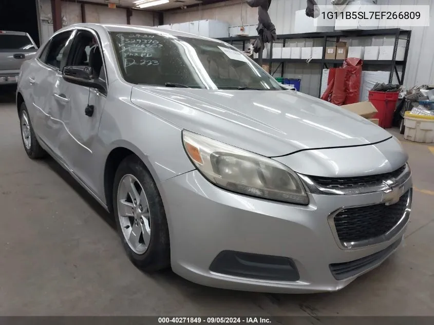 2014 Chevrolet Malibu Ls VIN: 1G11B5SL7EF266809 Lot: 40271849