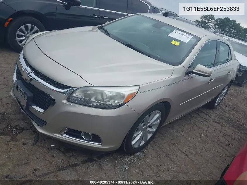 2014 Chevrolet Malibu Lt VIN: 1G11E5SL6EF253833 Lot: 40285374