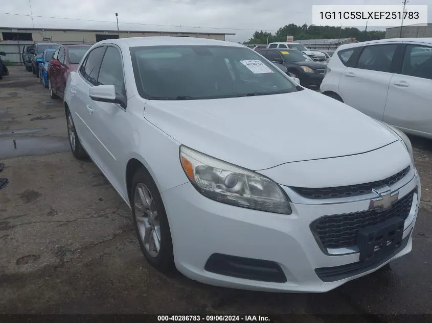 1G11C5SLXEF251783 2014 Chevrolet Malibu 1Lt