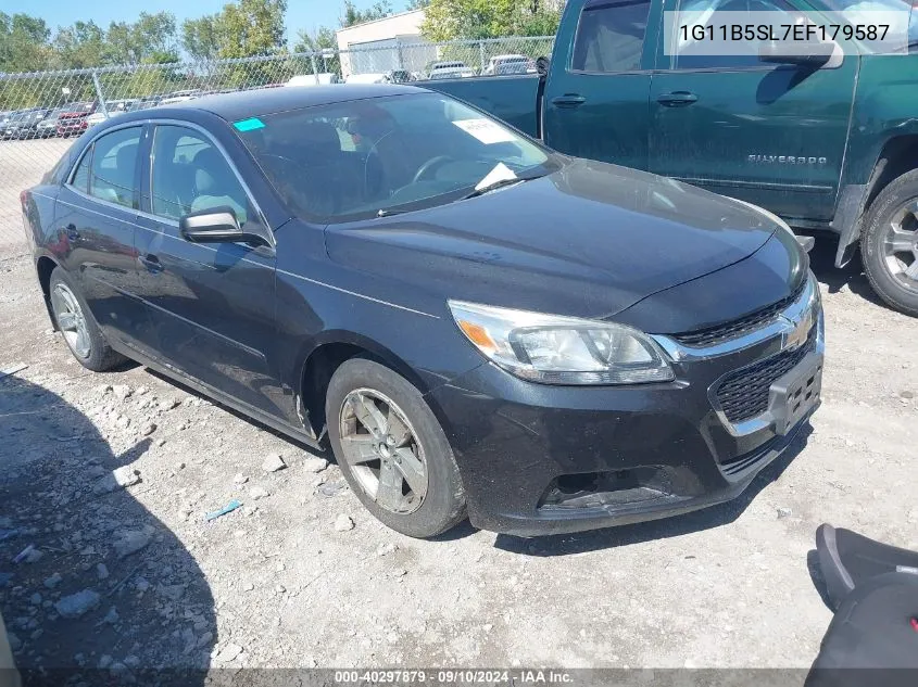 2014 Chevrolet Malibu Ls VIN: 1G11B5SL7EF179587 Lot: 40297879