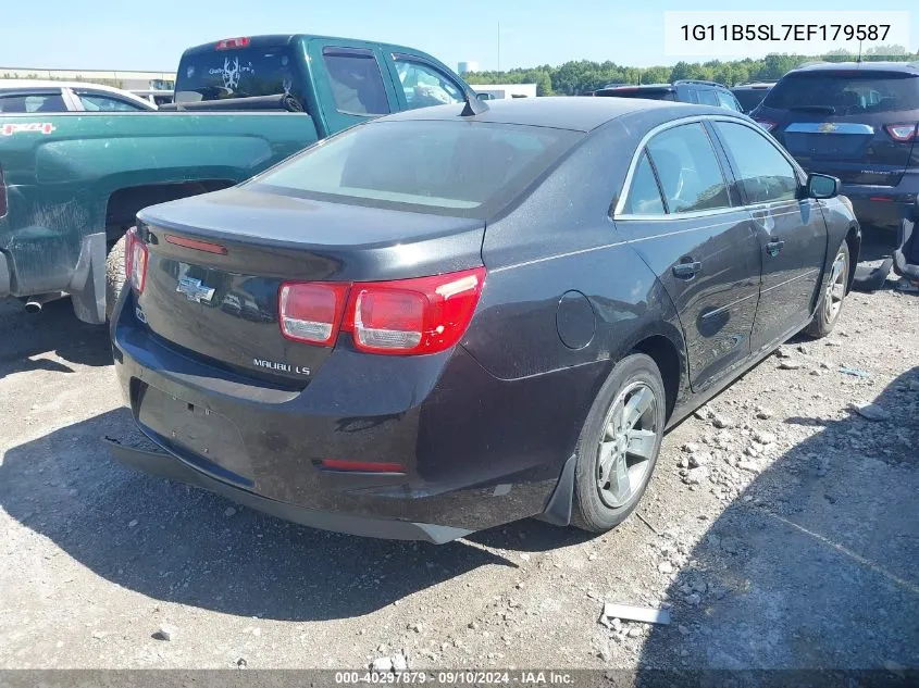 2014 Chevrolet Malibu Ls VIN: 1G11B5SL7EF179587 Lot: 40297879