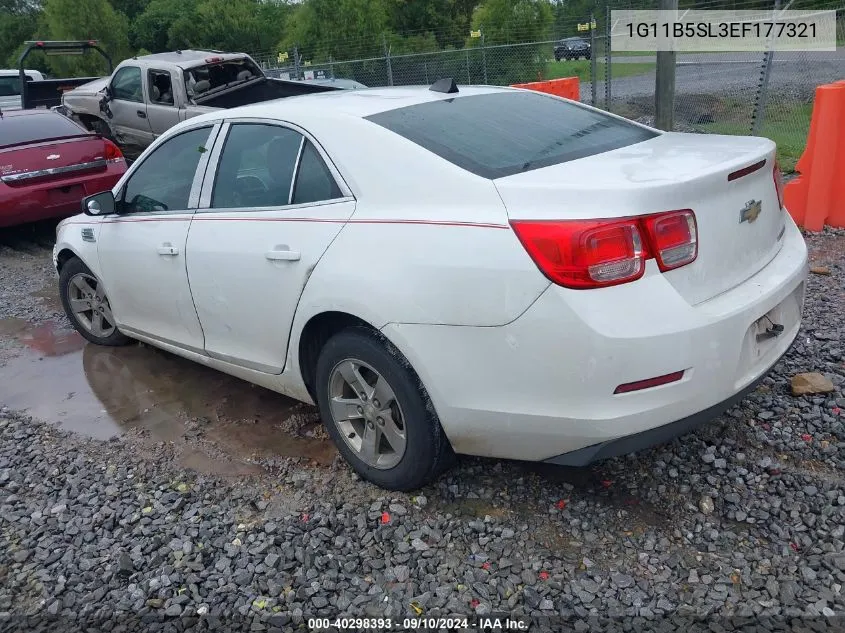 2014 Chevrolet Malibu 1Ls VIN: 1G11B5SL3EF177321 Lot: 40298393