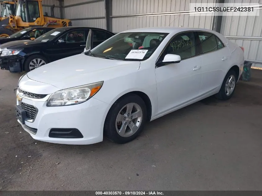 2014 Chevrolet Malibu 1Lt VIN: 1G11C5SL0EF242381 Lot: 40303570