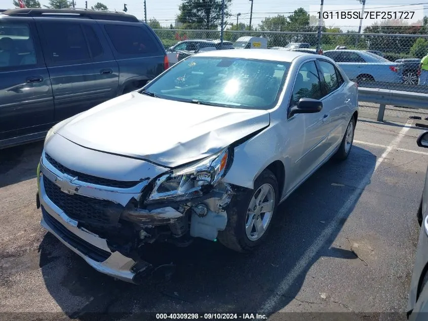 2014 Chevrolet Malibu 1Ls VIN: 1G11B5SL7EF251727 Lot: 40309298