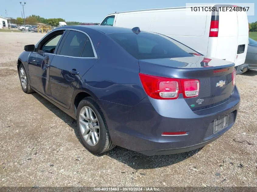 2014 Chevrolet Malibu 1Lt VIN: 1G11C5SL1EF248867 Lot: 40315463