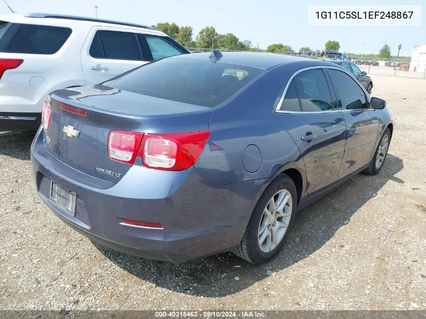 2014 Chevrolet Malibu 1Lt VIN: 1G11C5SL1EF248867 Lot: 40315463