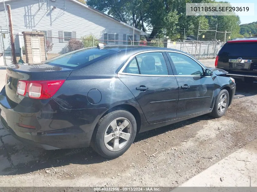 2014 Chevrolet Malibu 1Ls VIN: 1G11B5SL5EF293619 Lot: 40332956