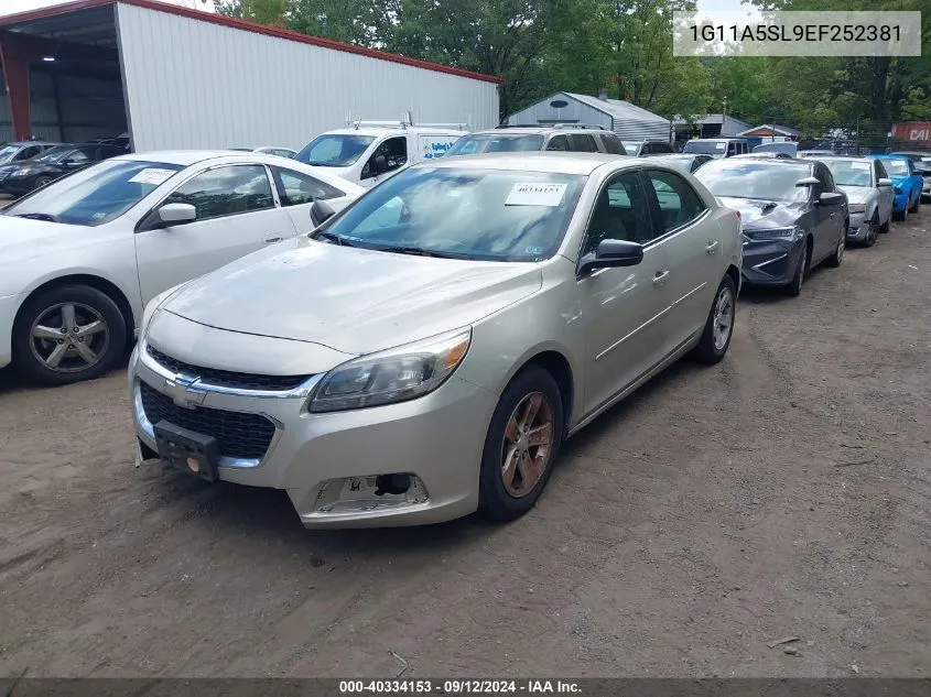 1G11A5SL9EF252381 2014 Chevrolet Malibu 1Fl