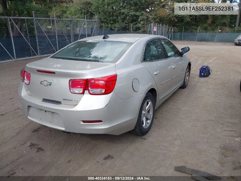 1G11A5SL9EF252381 2014 Chevrolet Malibu 1Fl