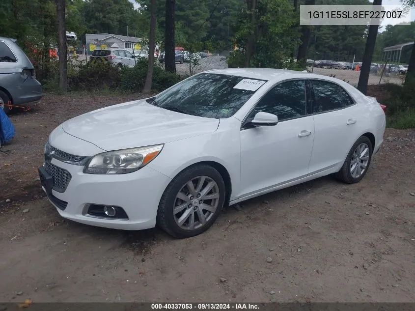 2014 Chevrolet Malibu 2Lt VIN: 1G11E5SL8EF227007 Lot: 40337053