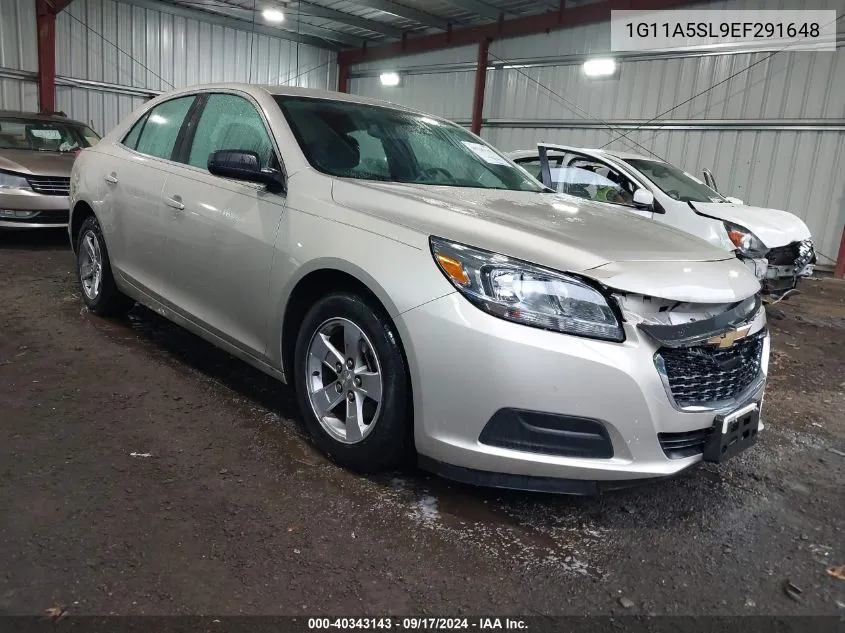 2014 Chevrolet Malibu 1Fl VIN: 1G11A5SL9EF291648 Lot: 40343143