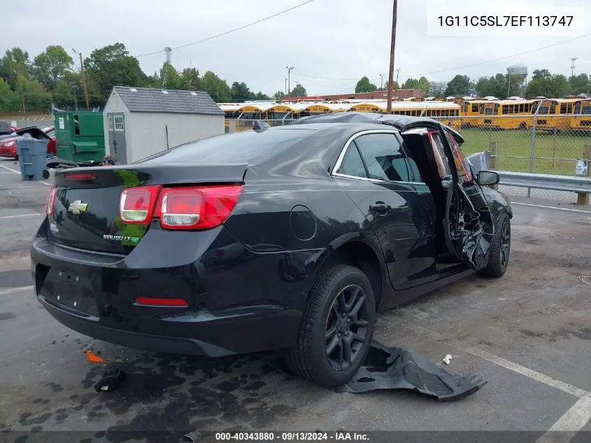 1G11C5SL7EF113747 2014 Chevrolet Malibu 1Lt