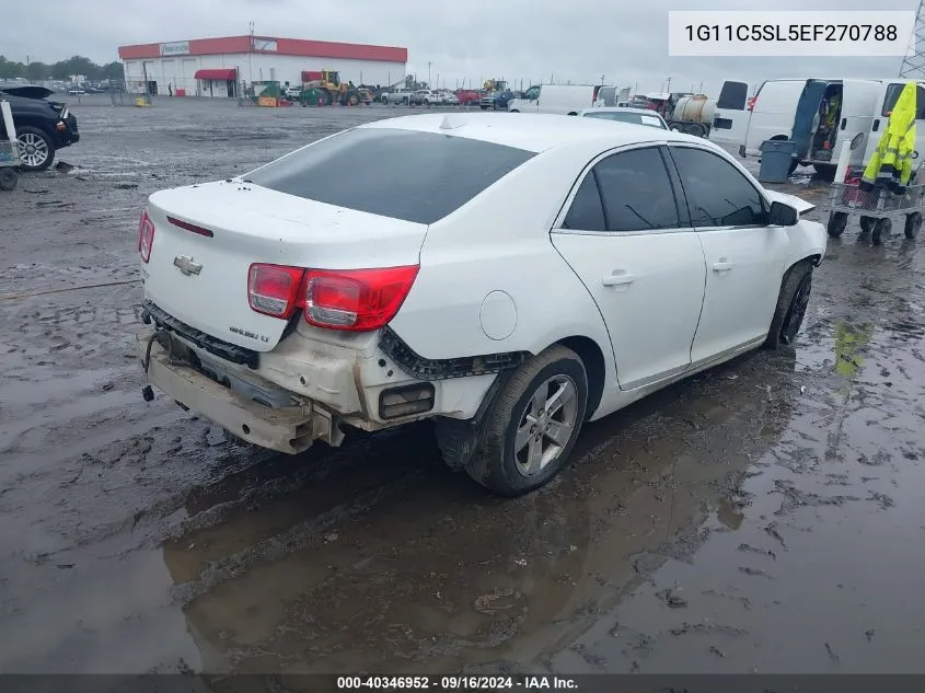 2014 Chevrolet Malibu 1Lt VIN: 1G11C5SL5EF270788 Lot: 40346952