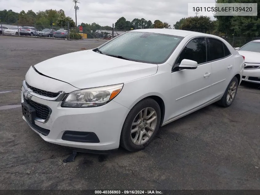 2014 Chevrolet Malibu 1Lt VIN: 1G11C5SL6EF139420 Lot: 40356903