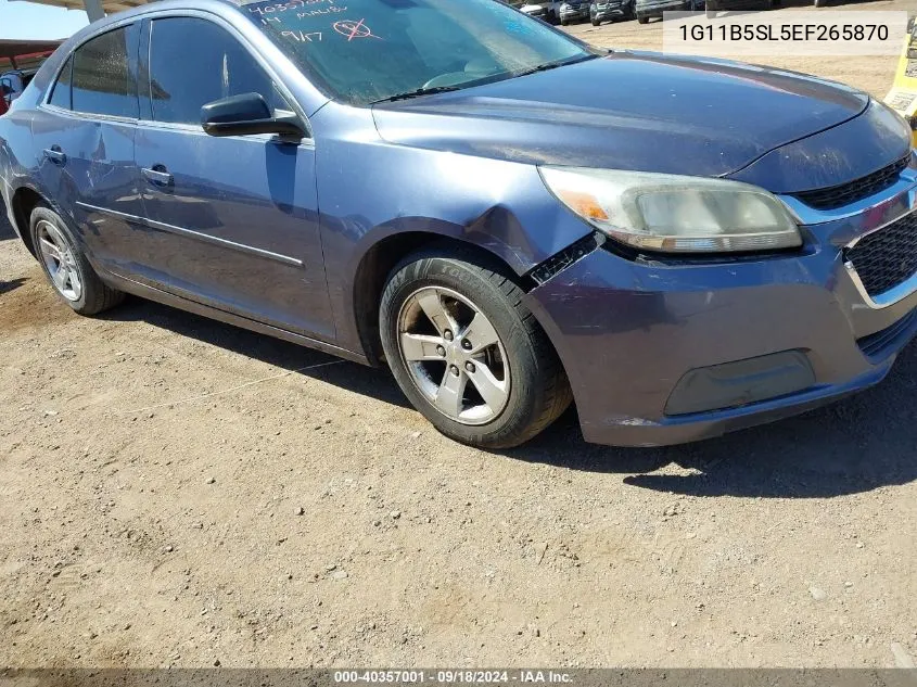 2014 Chevrolet Malibu 1Ls VIN: 1G11B5SL5EF265870 Lot: 40357001