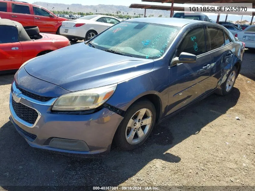 2014 Chevrolet Malibu 1Ls VIN: 1G11B5SL5EF265870 Lot: 40357001