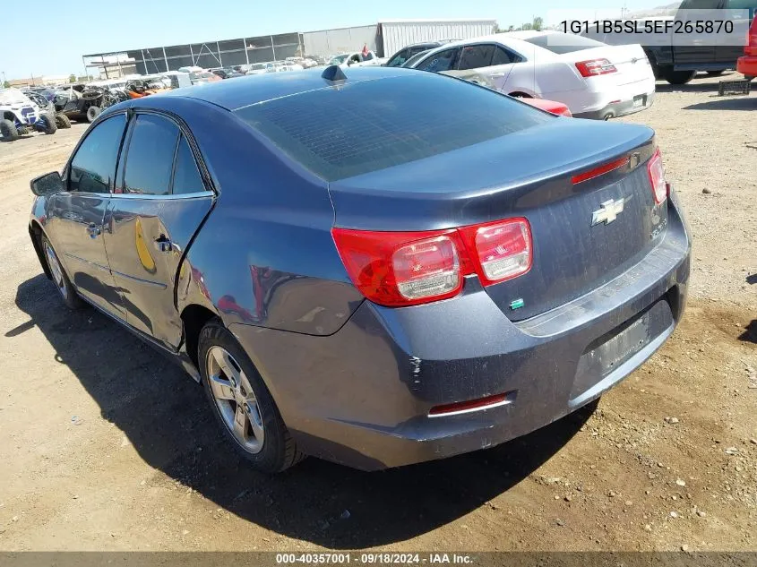 2014 Chevrolet Malibu 1Ls VIN: 1G11B5SL5EF265870 Lot: 40357001