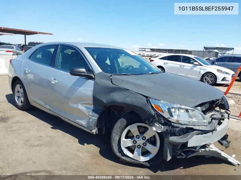 2014 Chevrolet Malibu 1Ls VIN: 1G11B5SL8EF255947 Lot: 40359245