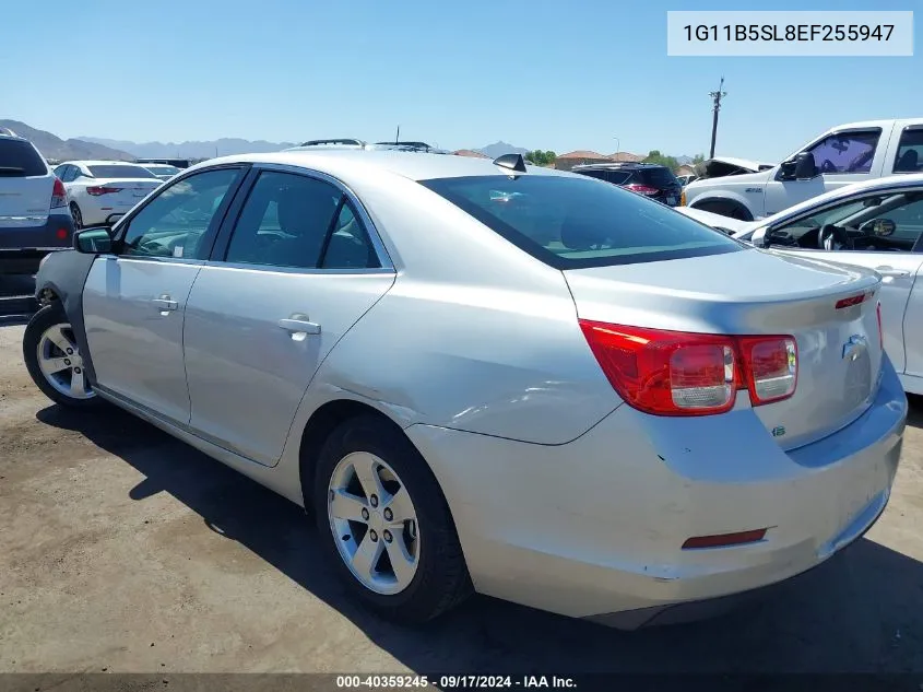 2014 Chevrolet Malibu 1Ls VIN: 1G11B5SL8EF255947 Lot: 40359245