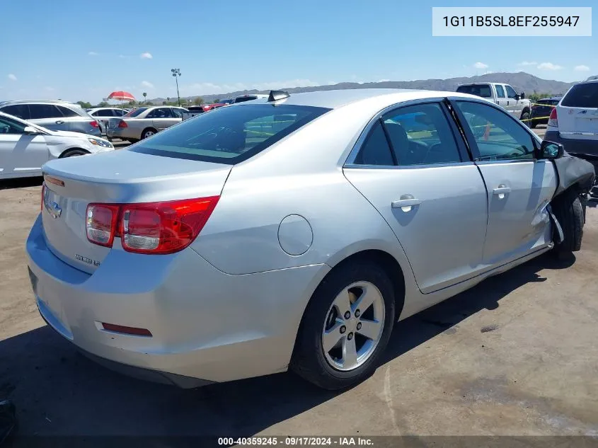 2014 Chevrolet Malibu 1Ls VIN: 1G11B5SL8EF255947 Lot: 40359245