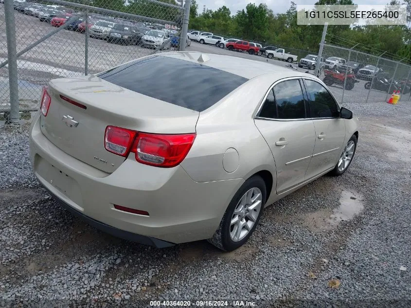 2014 Chevrolet Malibu 1Lt VIN: 1G11C5SL5EF265400 Lot: 40364020