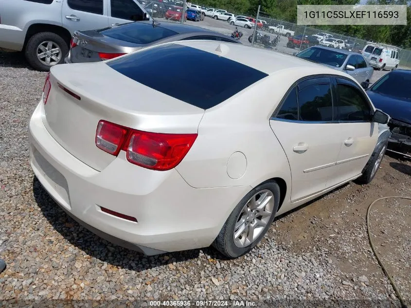 2014 Chevrolet Malibu 1Lt VIN: 1G11C5SLXEF116593 Lot: 40365936