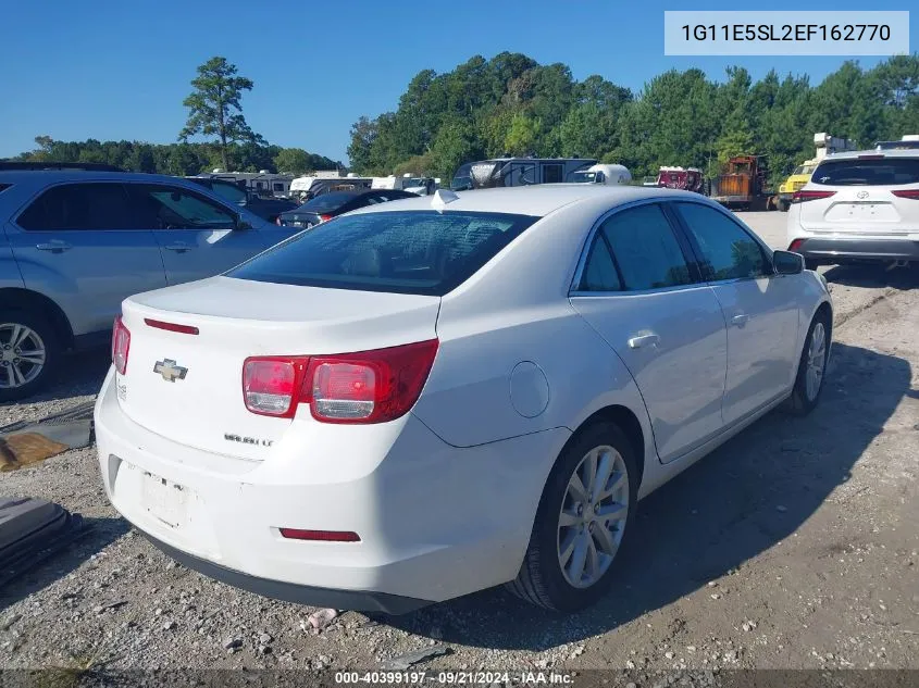 2014 Chevrolet Malibu 2Lt VIN: 1G11E5SL2EF162770 Lot: 40399197