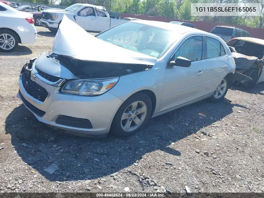 2014 Chevrolet Malibu 1Ls VIN: 1G11B5SL6EF165065 Lot: 40402624