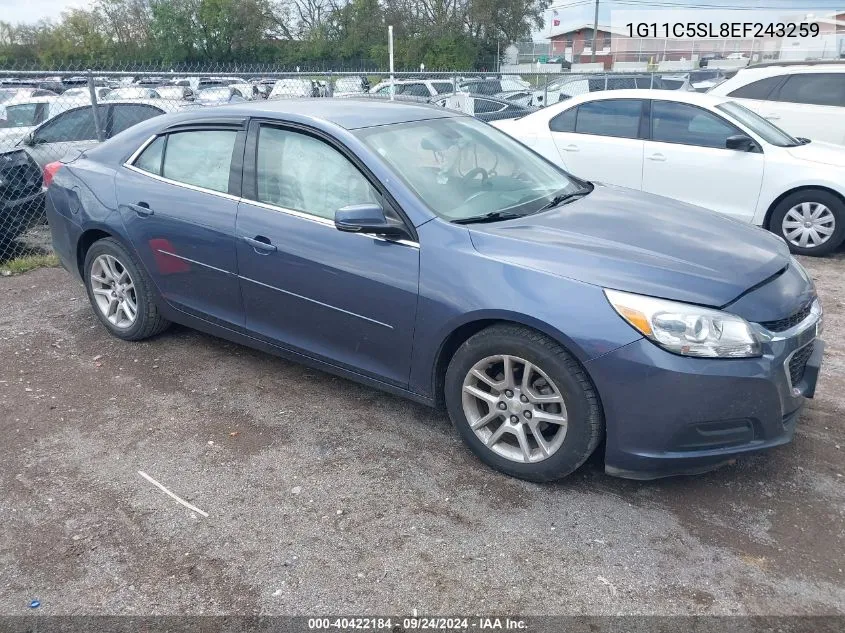 2014 Chevrolet Malibu 1Lt VIN: 1G11C5SL8EF243259 Lot: 40422184