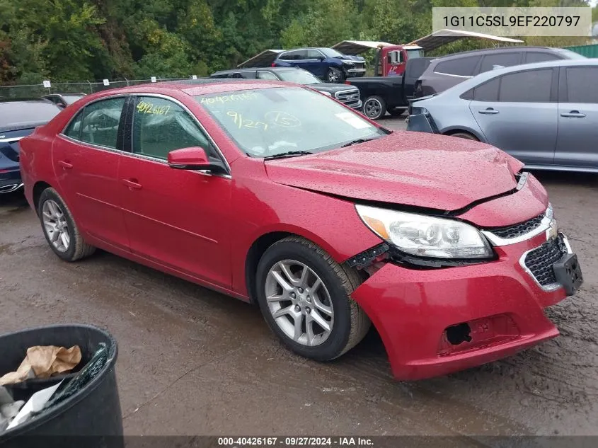 2014 Chevrolet Malibu 1Lt VIN: 1G11C5SL9EF220797 Lot: 40426167