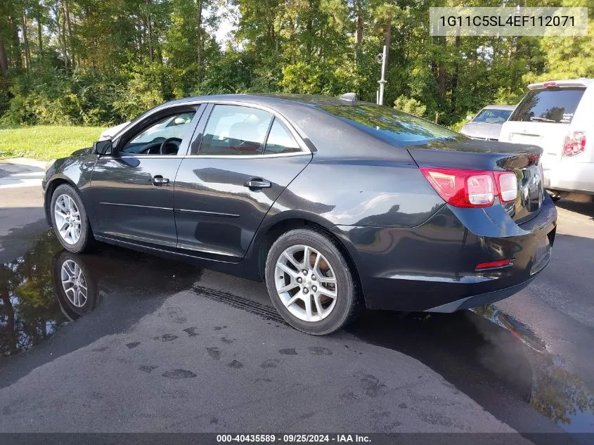 2014 Chevrolet Malibu 1Lt VIN: 1G11C5SL4EF112071 Lot: 40435589