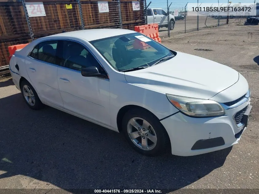 2014 Chevrolet Malibu 1Ls VIN: 1G11B5SL9EF163472 Lot: 40441576