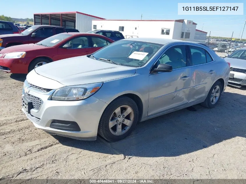 2014 Chevrolet Malibu 1Ls VIN: 1G11B5SL5EF127147 Lot: 40446941