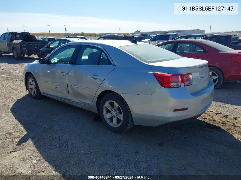 2014 Chevrolet Malibu 1Ls VIN: 1G11B5SL5EF127147 Lot: 40446941