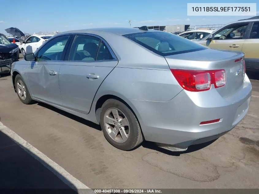 1G11B5SL9EF177551 2014 Chevrolet Malibu 1Ls