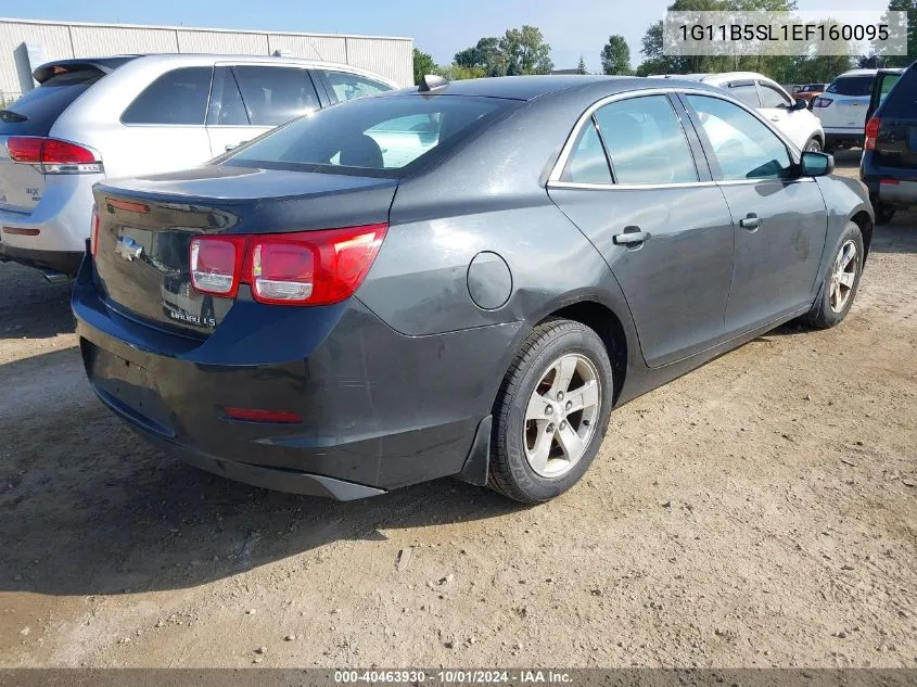 2014 Chevrolet Malibu 1Ls VIN: 1G11B5SL1EF160095 Lot: 40463930