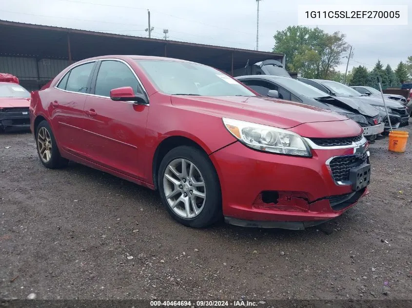 1G11C5SL2EF270005 2014 Chevrolet Malibu 1Lt