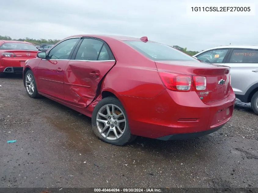 2014 Chevrolet Malibu 1Lt VIN: 1G11C5SL2EF270005 Lot: 40464694