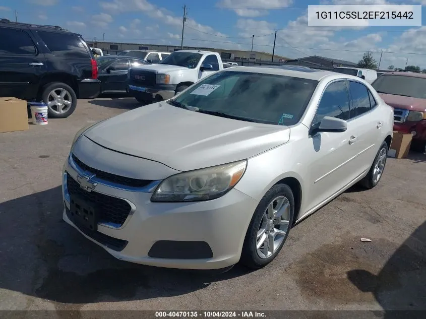 2014 Chevrolet Malibu 1Lt VIN: 1G11C5SL2EF215442 Lot: 40470135