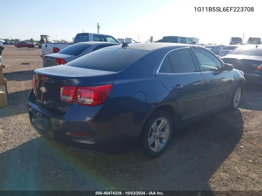 2014 Chevrolet Malibu 1Ls VIN: 1G11B5SL6EF223708 Lot: 40474339