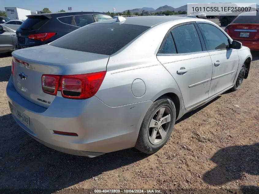 2014 Chevrolet Malibu 1Lt VIN: 1G11C5SL1EF258007 Lot: 40475938