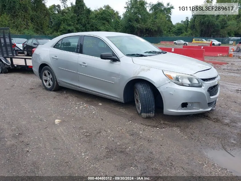 2014 Chevrolet Malibu 1Ls VIN: 1G11B5SL3EF289617 Lot: 40480312