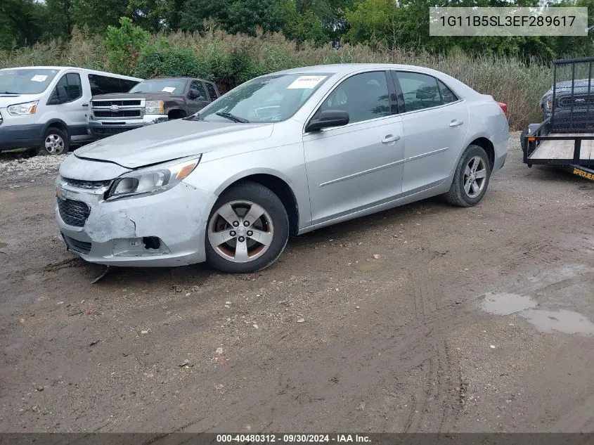 2014 Chevrolet Malibu 1Ls VIN: 1G11B5SL3EF289617 Lot: 40480312